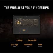 ASUS TUF Dash F17 (2022) Gaming Laptop - 12th Gen / Intel Core i5-12500H / 17.3inch FHD / 16GB RAM / 512GB SSD / 4GB NVIDIA GeForce RTX 3050 Graphics / Windows 11 Home / English & Arabic Keyboard / Grey / Middle East Version - [FX707ZC-HX031W]