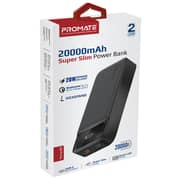Promate Power Bank 20000mAh Black Torq-20