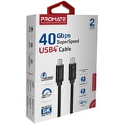 Promate USB-C To USB-C Cable 2m Black