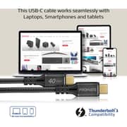 Promate USB-C To USB-C Cable 2m Black