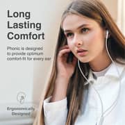 Promate PHONIC Stereo Wired Earphones White