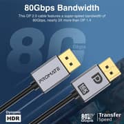 Promate HDMI Cable 2m Black/Grey