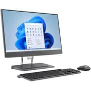 Lenovo IdeaCentre AIO 5 24IAH7 (2022) Desktop - 12th Gen / Intel Core i7-12700H / 23.8inch FHD / 512GB SSD / 16GB RAM / 4GB Intel Arc A370M Graphics / Windows 11 Home / English & Arabic Keyboard / Grey / Middle East Version