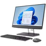 Lenovo IdeaCentre AIO 5 24IAH7 (2022) Desktop - 12th Gen / Intel Core i7-12700H / 23.8inch FHD / 512GB SSD / 16GB RAM / 4GB Intel Arc A370M Graphics / Windows 11 Home / English & Arabic Keyboard / Grey / Middle East Version