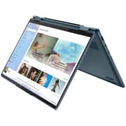 Lenovo Yoga 7 (2022) 2-in-1 Laptop - 12th Gen / Intel Core i7-1260P / 14inch 2.8K / 1TB SSD / 16GB RAM / Shared Intel Iris Xe Graphics / Windows 11 Home / English & Arabic Keyboard / Stone Blue / Middle East Version - [82QE0053AX]