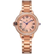 Kenneth Scott Women's Analog Rose Gold Dial Watch - K22530-RBKK