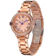 Kenneth Scott Women's Analog Rose Gold Dial Watch - K22530-RBKK