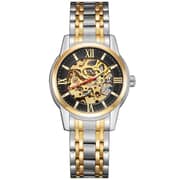 Kenneth Scott Men's Mechanical Black Dial Watch - K22311-TBTB