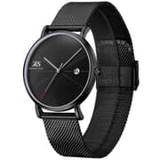 Kenneth Scott Men's Analog Black Dial Watch - K22013-BMBB