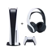 Sony PlayStation 5 Disc Console White + Pulse 3D Wireless Headset