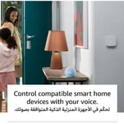 Amazon Echo Dot 5th Generation Smart Speaker With Clock and Alexa Glacier White