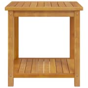 vidaXL Side Table Solid Acacia Wood 45x45x45 cm