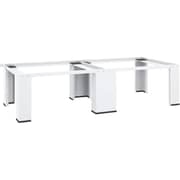 vidaXL Double Washing and Drying Machine Pedestal White