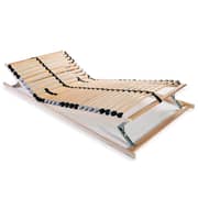 vidaXL Slatted Bed Base with 28 Slats 7 Zones 90x200 cm