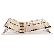 vidaXL Slatted Bed Bases 2 pcs with 28 Slats 7 Zones 90x200 cm