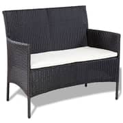 vidaXL Garden Lounge 4pcs Set With Cushions