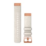 Garmin QuickFit 20mm Nylon Watch Band Cream Rose Gold