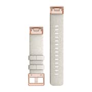 Garmin QuickFit 20mm Nylon Watch Band Cream Rose Gold