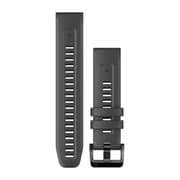 Garmin QuickFit 22mm Silicone Watch Band Graphite