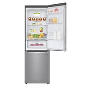 LG 446 Liter Inverter Linear Compressor Bottom Freezer Refrigerators with Water Dispenser Silver - GCF689BLCM (International Version)
