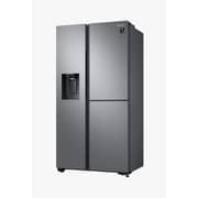 Samsung 628 Liter Side By Side Refrigerator Twin Cooling System with Water Dispenser Silver - RH65A5402M9