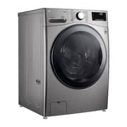LG 17kg Washer & 10kg Dryer Front Load Washing Machine, Direct Drive Motor 1400 RPM 14 Programmers Silver - F0L2CRV2T2C (International Version)