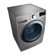 LG 17kg Washer & 10kg Dryer Front Load Washing Machine, Direct Drive Motor 1400 RPM 14 Programmers Silver - F0L2CRV2T2C (International Version)