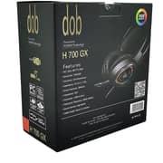 Dob H700GX Wired Over Ear Gaming Headset Black