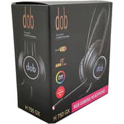 Dob H750GX Wired Over Ear Gaming Headset Black