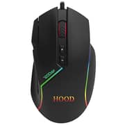 Hood USB Gaming Mouse Black
