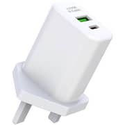 XO 2 Port Wall Charger White