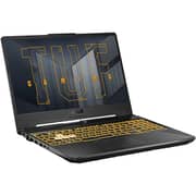 Asus TUF Gaming F15 TUF FX506HE Laptop - 11th Gen Core i7 2.3GHz 16GB 512GB 4GB Win11Home 15.6inch FHD Grey NVIDIA GeForce RTX 3050 Ti UX363EA OLED101W (2022) Middle East Version