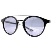 Ray Polo Pl322 C02 Size 47 Black Round Polarized Unisex Sunglasses