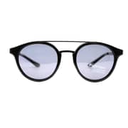 Ray Polo Pl322 C02 Size 47 Black Round Polarized Unisex Sunglasses