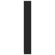 vidaXL 5-Tier Book Cabinet Black 80x24x175 cm Engineered Wood