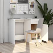 vidaXL Desk White 100x50x76 cm Engineered Wood