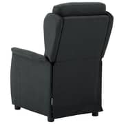 vidaXL Recliner Dark Grey Fabric