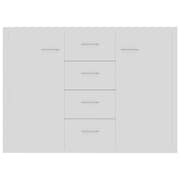 vidaXL Sideboard White 88x30x65 cm Engineered Wood