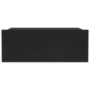 vidaXL Floating Nightstands 2 pcs Black 40x30x15 cm Engineered Wood