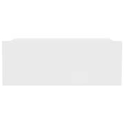 vidaXL Floating Nightstands 2 pcs White 40x30x15cm Engineered Wood