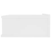 vidaXL Floating Nightstands 2 pcs White 40x30x15cm Engineered Wood