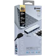 Xpower XP-HC55-GY 5 In 1 USB-C Hub