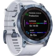 Garmin 010-02541-15 Fenix 7X Sapphire Solar Smart Watch Mineral Blue