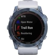 Garmin 010-02541-15 Fenix 7X Sapphire Solar Smart Watch Mineral Blue
