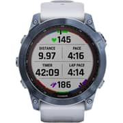 Garmin 010-02541-15 Fenix 7X Sapphire Solar Smart Watch Mineral Blue