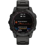 Garmin 010-02540-39 Fenix 7 Sapphire Solar Smart Watch Carbon Grey