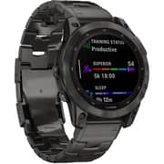Garmin 010-02540-39 Fenix 7 Sapphire Solar Smart Watch Carbon Grey