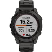 Garmin 010-02540-39 Fenix 7 Sapphire Solar Smart Watch Carbon Grey