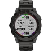 Garmin 010-02540-39 Fenix 7 Sapphire Solar Smart Watch Carbon Grey