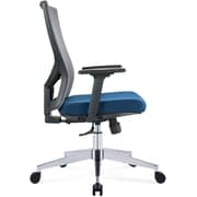 Galaxy Design Office Chair Heavy Duty Mesh Back Fabric Adjustable Ergonomic Swivel Lift Color Blue & Black Model - GDF-247.